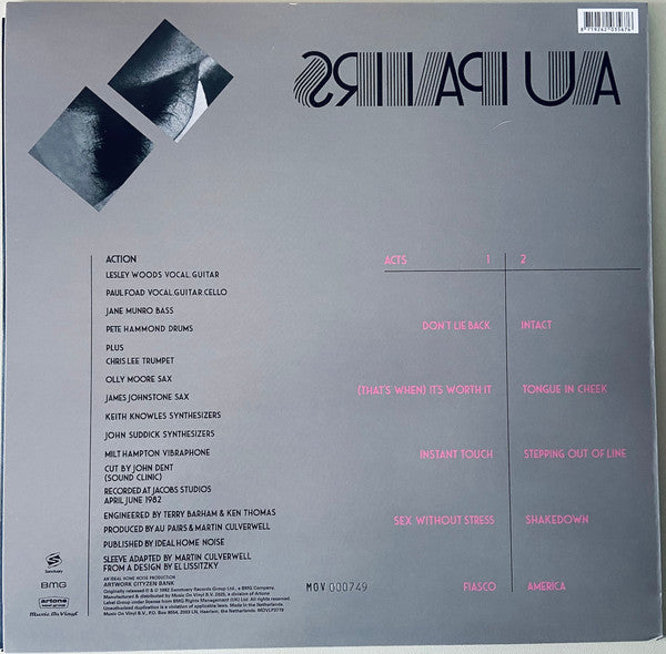 Au Pairs ~ Sense And Sensuality (Vinyl) - Djungel & Jazz