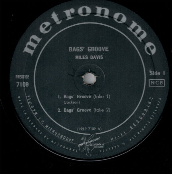 Miles Davis ~ Bags Groove (Vinyl) - Djungel & Jazz