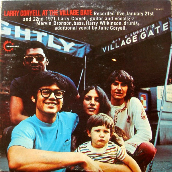 Larry Coryell : At The Village Gate (LP, Album, Pit)