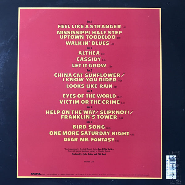 Grateful Dead ~ Without A Net (Vinyl) - Djungel & Jazz