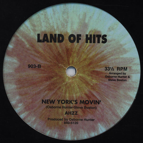 Ahzz : New York's Movin' (12", RE)