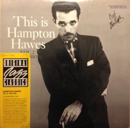 Hampton Hawes ~ This Is Hampton Hawes Vol. 2: The Trio (Vinyl) - Djungel & Jazz