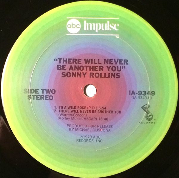 Sonny Rollins ~ There Will Never Be Another You (Vinyl) - Djungel & Jazz