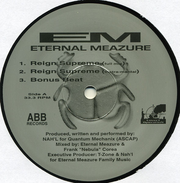 Eternal Meazure ~ Reign Supreme (Vinyl) - Djungel & Jazz