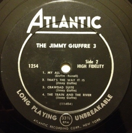 The Jimmy Giuffre Trio ~ The Jimmy Giuffre 3 (Vinyl) - Djungel & Jazz