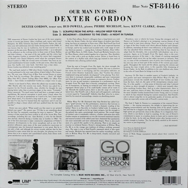 Dexter Gordon ~ Our Man In Paris (Vinyl) - Djungel & Jazz