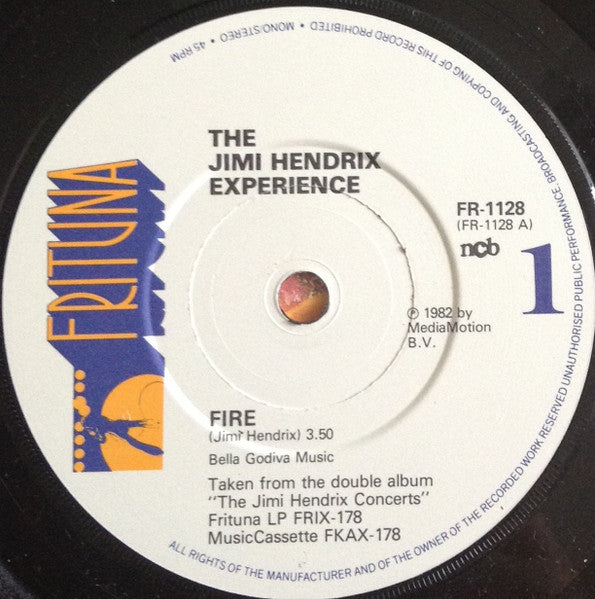 The Jimi Hendrix Experience ~ Fire (Vinyl) - Djungel & Jazz