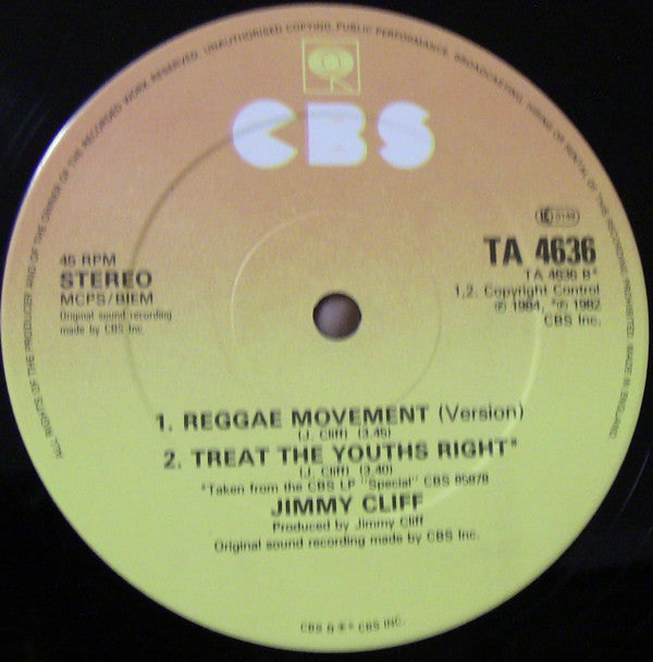 Jimmy Cliff : Reggae Movement (12", Single)