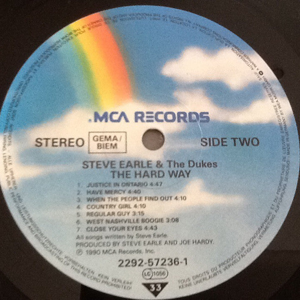 Steve Earle And The Dukes ~ The Hard Way (Vinyl) - Djungel & Jazz