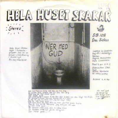 Hela Huset Skakar ~ Ned Med Gud (Vinyl) - Djungel & Jazz