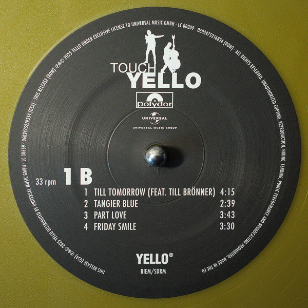 Yello : Touch (LP, Gol + LP, Sil + Album, Ltd, RE, 15t)