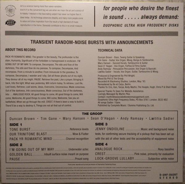 Stereolab ~ Transient Random-Noise Bursts With Announcements (Vinyl) - Djungel & Jazz