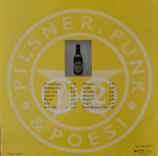 Attentat  ~ Pilsner, Punk Och Poesi (Vinyl) - Djungel & Jazz