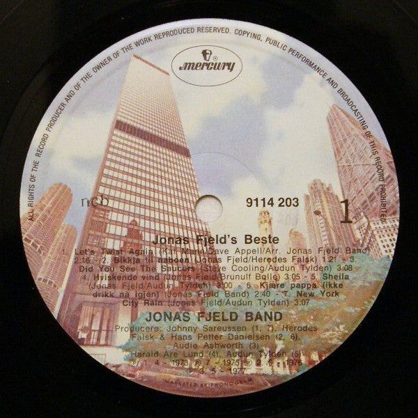 Jonas Fjeld Band ~ Jonas Fjeld's Beste (Vinyl) - Djungel & Jazz