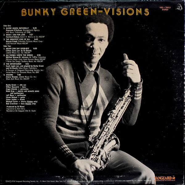 Bunky Green ~ Visions (Vinyl) - Djungel & Jazz
