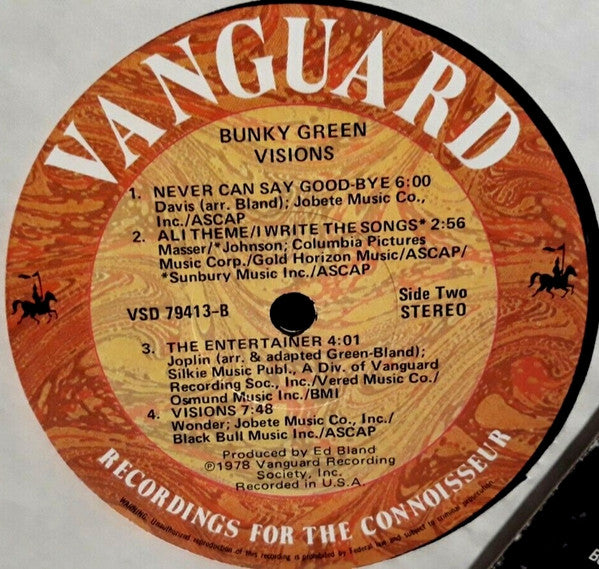 Bunky Green ~ Visions (Vinyl) - Djungel & Jazz