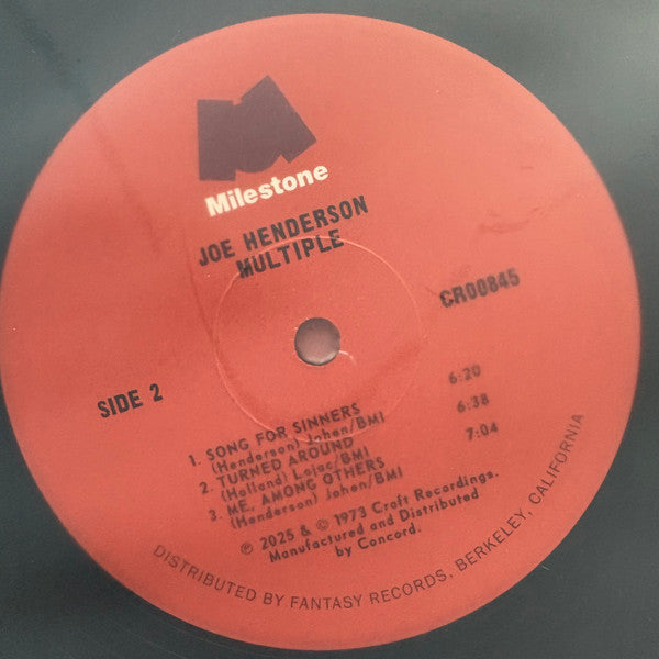 Joe Henderson ~ Multiple (Vinyl) - Djungel & Jazz