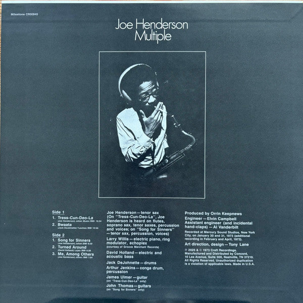 Joe Henderson ~ Multiple (Vinyl) - Djungel & Jazz