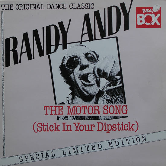 Randy Andy ~ The Motor Song (Stick In Your Dipstick) (Vinyl) - Djungel & Jazz