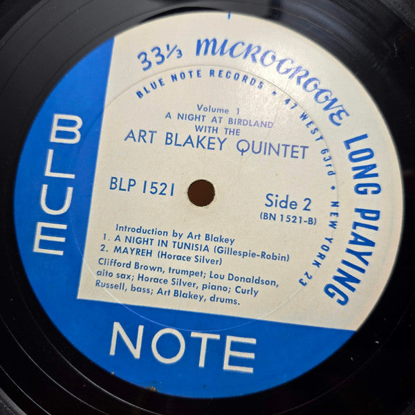 Art Blakey Quintet ~ A Night At Birdland, Volume 1 (Vinyl) - Djungel & Jazz