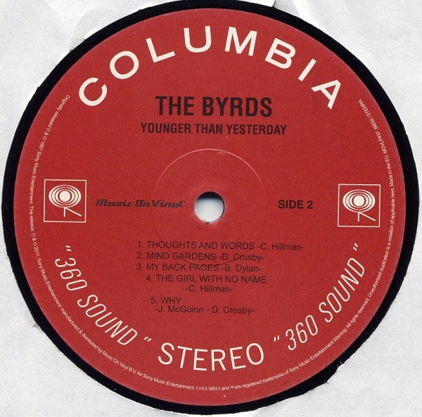 The Byrds ~ Younger Than Yesterday (Vinyl) - Djungel & Jazz