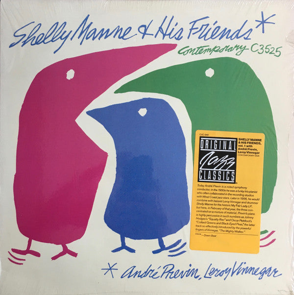 Shelly Manne & His Friends : Shelly Manne & His Friends Vol. 1 (LP, Album, RE)