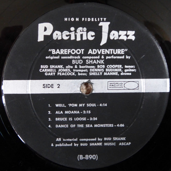 Bud Shank ~ Barefoot Adventure (Vinyl) - Djungel & Jazz