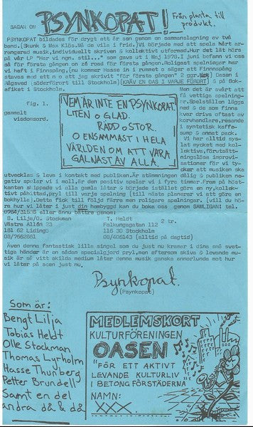 Psynkopat ~ Hitsingeln (Vinyl) - Djungel & Jazz