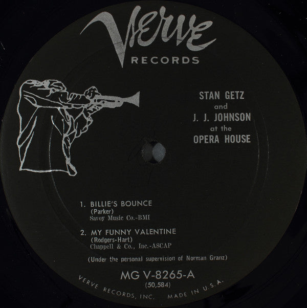 Stan Getz And J.J. Johnson ~ At The Opera House (Vinyl) - Djungel & Jazz