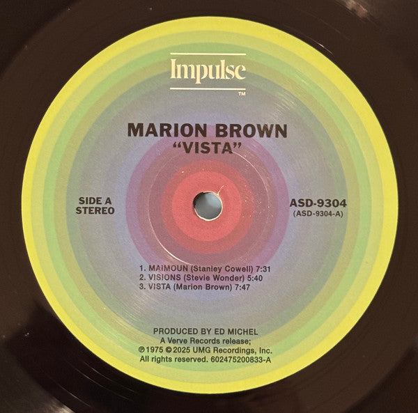 Marion Brown ~ Vista (Vinyl) - Djungel & Jazz