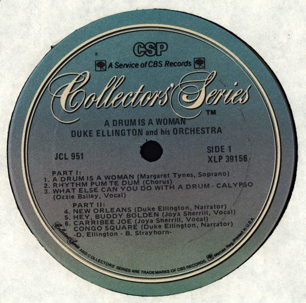 Duke Ellington And His Orchestra ~ A Drum Is A Woman (Vinyl) - Djungel & Jazz