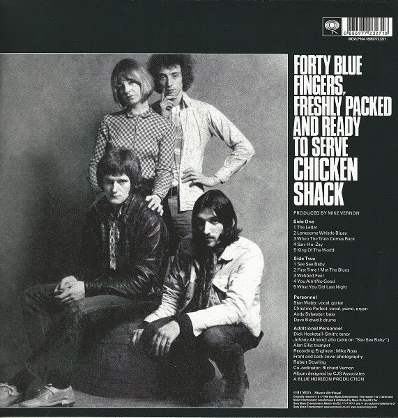 Chicken Shack ~ Forty Blue Fingers, Freshly Packed And Ready To Serve (Vinyl) - Djungel & Jazz