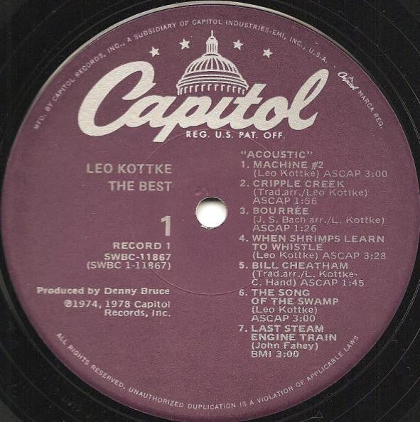 Leo Kottke ~ The Best (Vinyl) - Djungel & Jazz