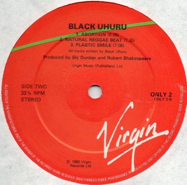 Black Uhuru : Black Uhuru (LP, Album, RE)