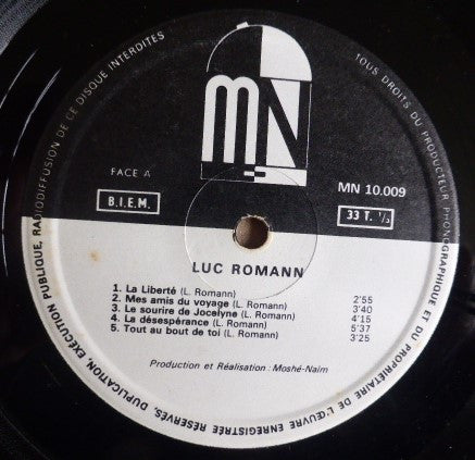 Luc Romann ~ 3 La Liberté (Vinyl) - Djungel & Jazz