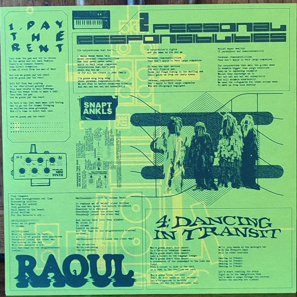 Snapped Ankles : Hard Times Furious Dancing (LP, Album)