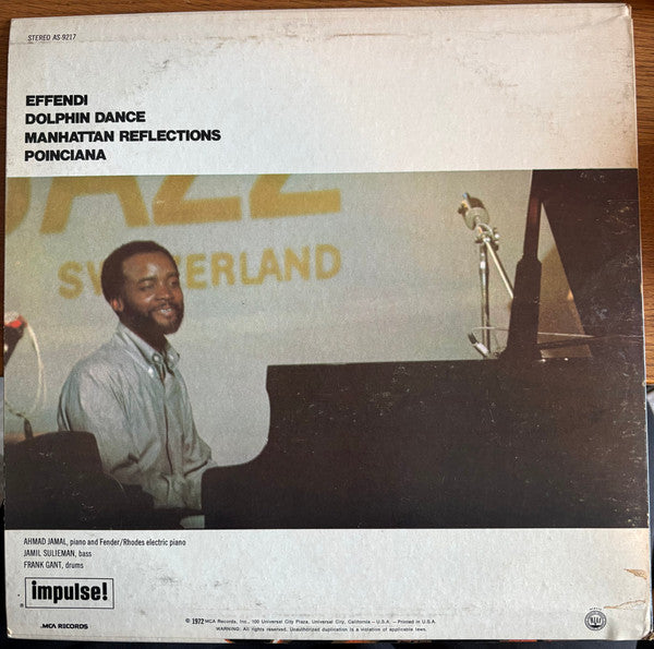 Ahmad Jamal ~ Freeflight (Vinyl) - Djungel & Jazz