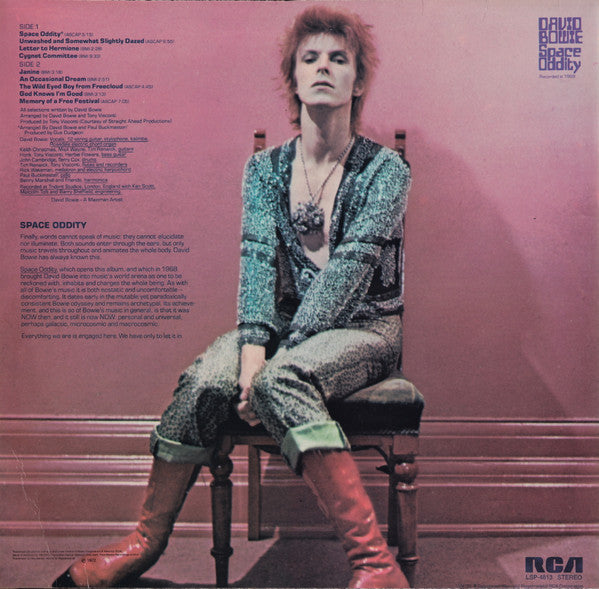 David Bowie : Space Oddity (LP, Album, RE)