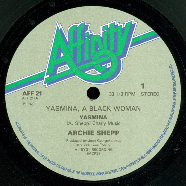 Archie Shepp ~ Yasmina, A Black Woman (Vinyl) - Djungel & Jazz