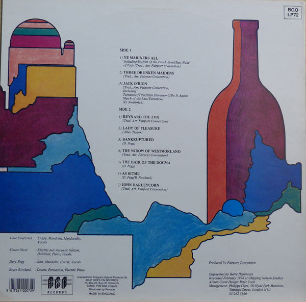 Fairport Convention ~ Tipplers Tales (Vinyl) - Djungel & Jazz