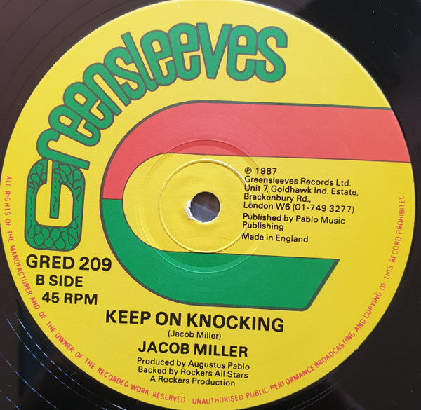 Leroy Sibbles / Jacob Miller : Love Won't Come Easy / Keep On Knocking (12", Single)