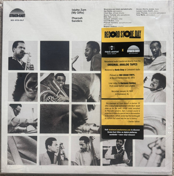 Pharoah Sanders ~ Izipho Zam (My Gifts) (Vinyl) - Djungel & Jazz