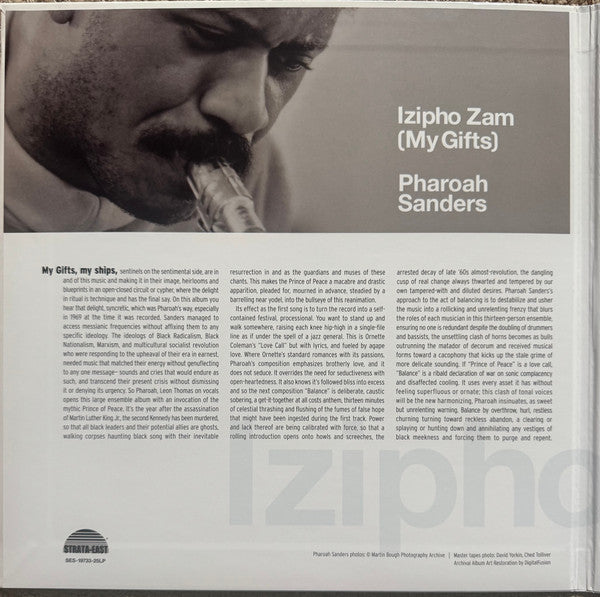 Pharoah Sanders ~ Izipho Zam (My Gifts) (Vinyl) - Djungel & Jazz