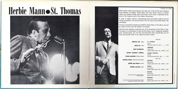 Herbie Mann : St. Thomas (LP, Album, RE, Gat)