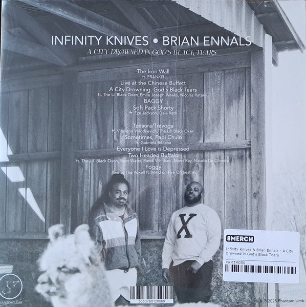 Infinity Knives & Brian Ennals ~ A City Drowned In God's Black Tears (Vinyl) - Djungel & Jazz