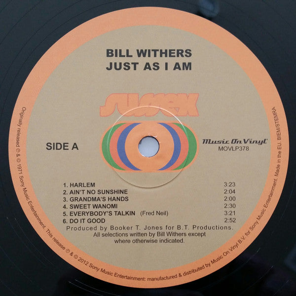 Bill Withers ~ Just As I Am (Vinyl) - Djungel & Jazz