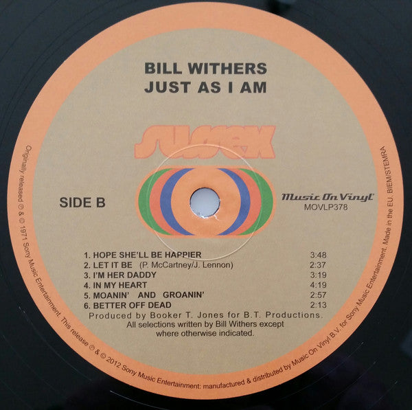 Bill Withers ~ Just As I Am (Vinyl) - Djungel & Jazz