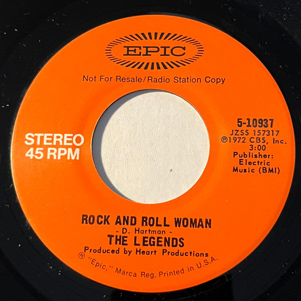 The Legends  ~ Rock And Roll Woman (Vinyl) - Djungel & Jazz