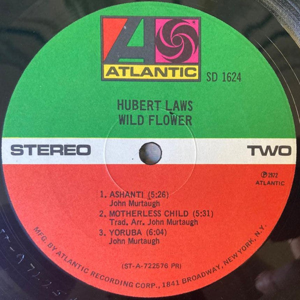 Hubert Laws ~ Wild Flower (Vinyl) - Djungel & Jazz