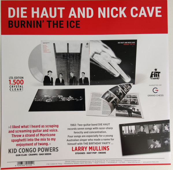Die Haut And Nick Cave ~ Burnin' The Ice (Vinyl) - Djungel & Jazz